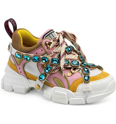 womens gucci sneakers with jewels|authentic Gucci shoes women.